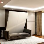 Giường gắn tường kết hợp ghế Sofa Gray Stone Plus