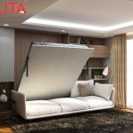 Giường gấp thông minh kết hợp sofa cho phòng khách - White Flow