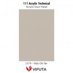 Cánh tủ bếp gỗ công nghiệp cao cấp 111Acrylic Tech – LV74
