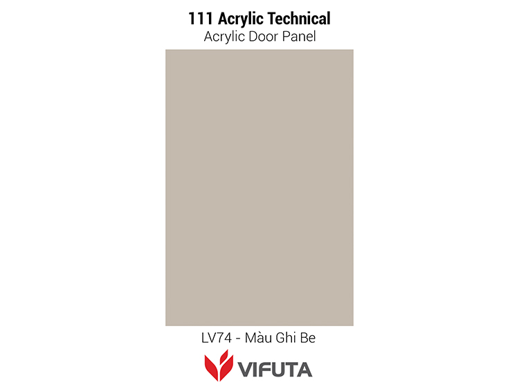 Cánh tủ bếp gỗ công nghiệp cao cấp 111Acrylic Tech – LV74