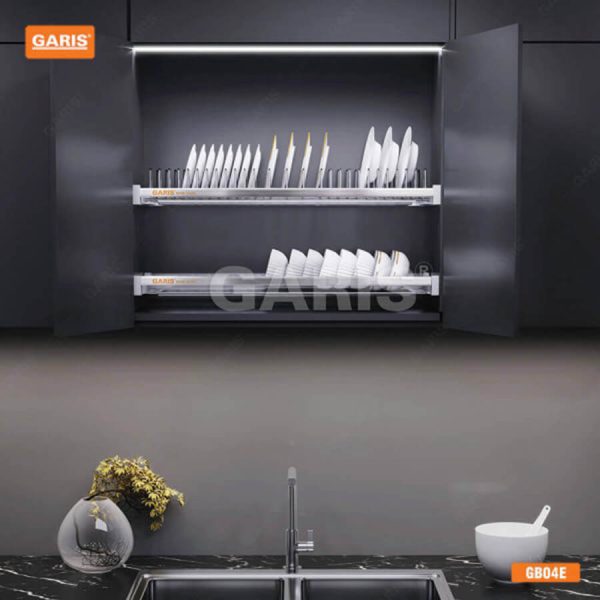 Giá bát đĩa cố định tủ bếp trên Garis – GB04. 70E