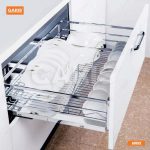 Giá bát đĩa inox tủ bếp Garis – GD02. 90E