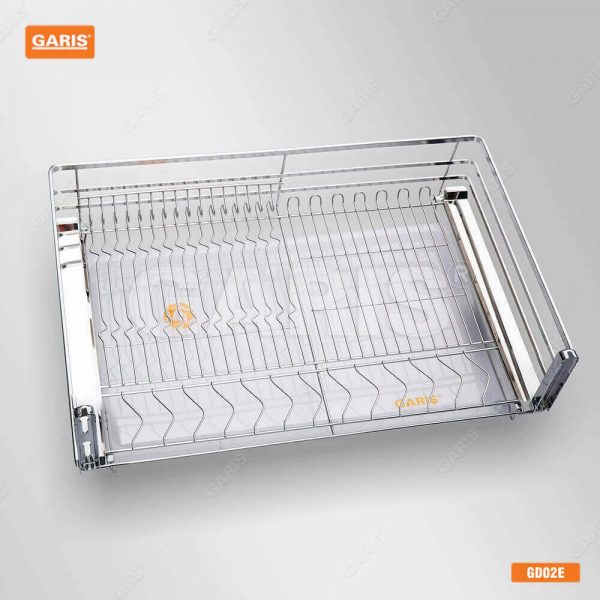 Giá bát đĩa inox tủ bếp Garis – GD02. 90E