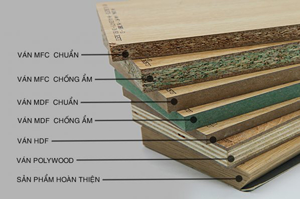 Vifuta - ứng dụng đa dạng chất liệu gỗ công nghiệp trong sản xuất tủ bếp
