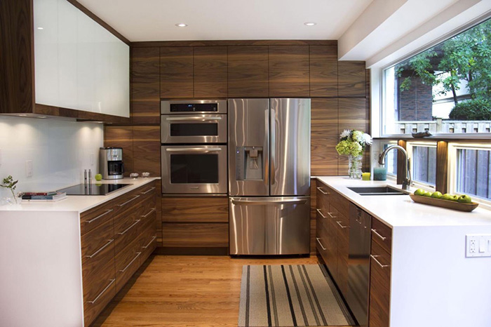 mẫu tủ bếp laminate đẹp hiện đại cho nhà chung cư