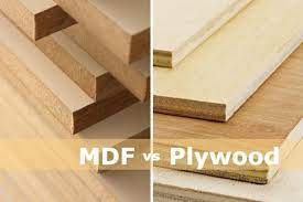 Hình ảnh so sánh gỗ Plywood và MDF