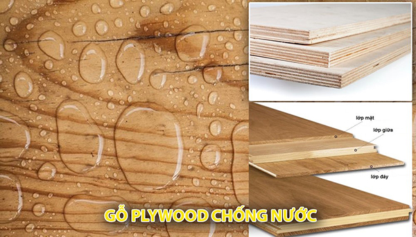 bậc cầu thang gỗ plywood chống nước