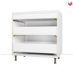 Thùng tủ bếp dưới module 900mm, 3 ngăn kéo