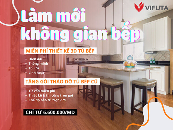 Xưởng sản xuất tủ bếp chất lượng cao Viftuta Home