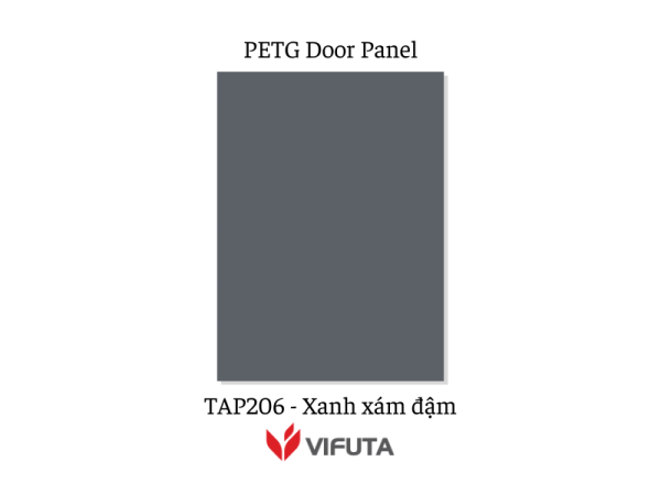 Cánh tủ bếp PETG xanh xám đậm TAP206