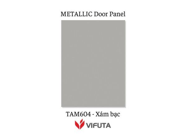 Cánh tủ bếp cao cấp Metallic xám bạc TAM604