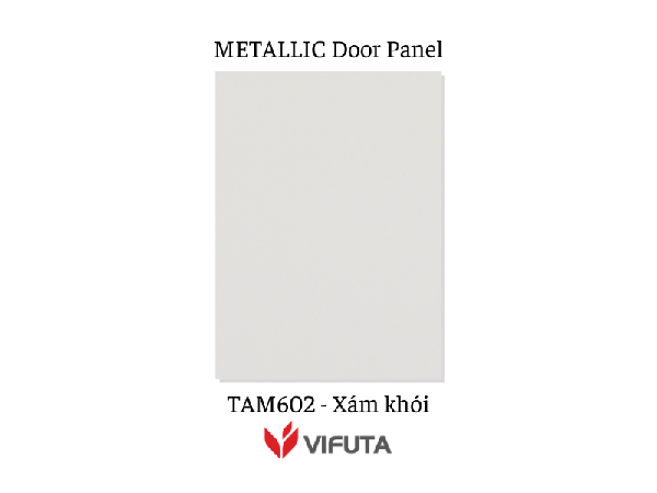 Mẫu cánh tủ bếp Metallic xám