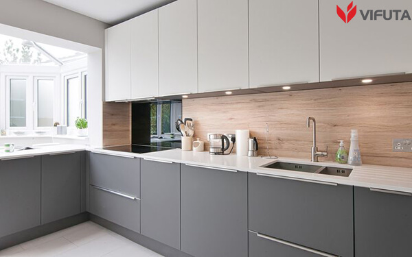Thi công tủ bếp Metallic trọn gói đẹp