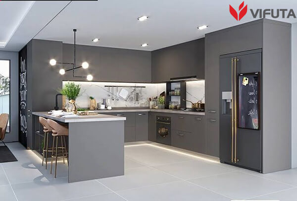Báo giá thiết kế tủ bếp Metallic