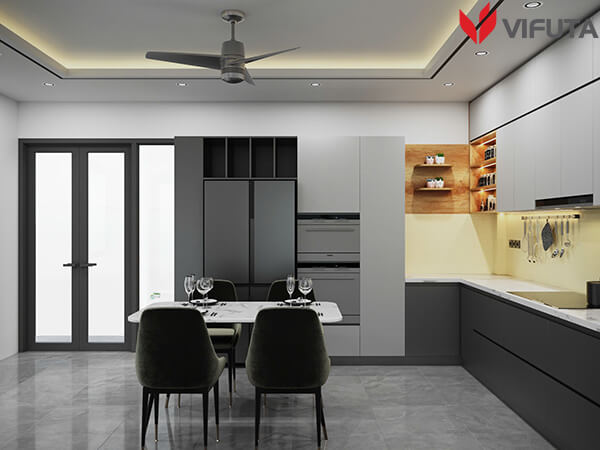 Báo giá tủ bếp Metallic